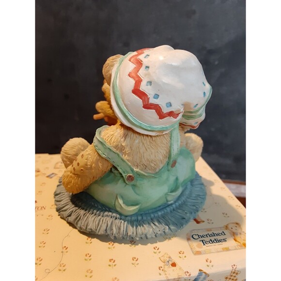 Cherished Teddies Enesco Hillman Hans with Rocking Horse Figure #912956  in Box - Picture 3 of 6